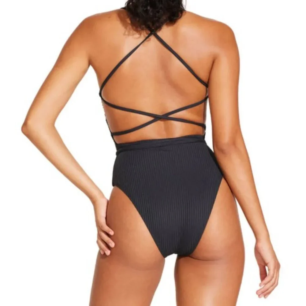 Vitamin A  Yara Wrap One Piece Swimsuit Size XL NWOT - Picture 13 of 14